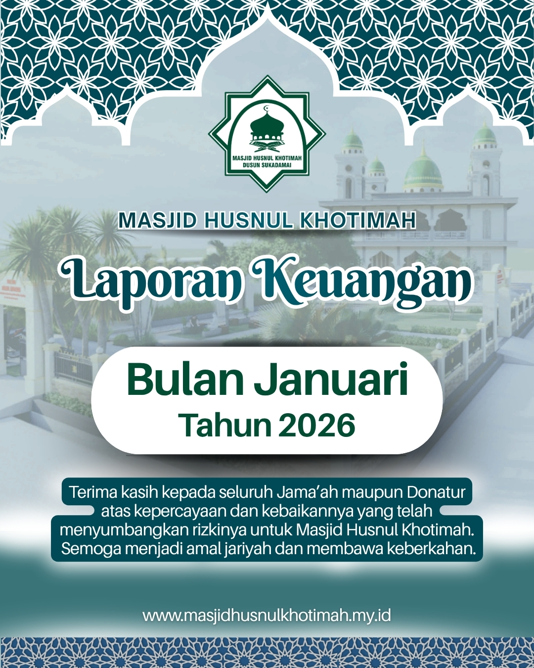 Laporan Keuangan Bulan Januari 2026