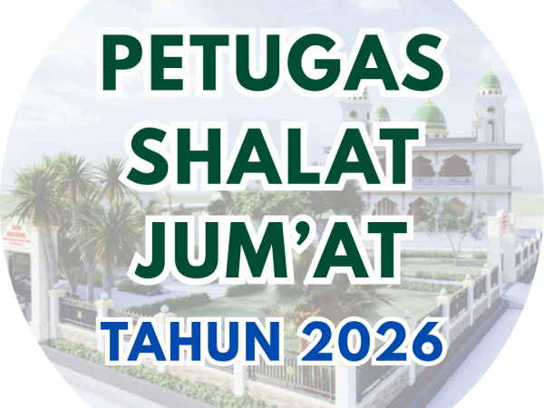 Petugas Shalat Jum'at 24 April 2026